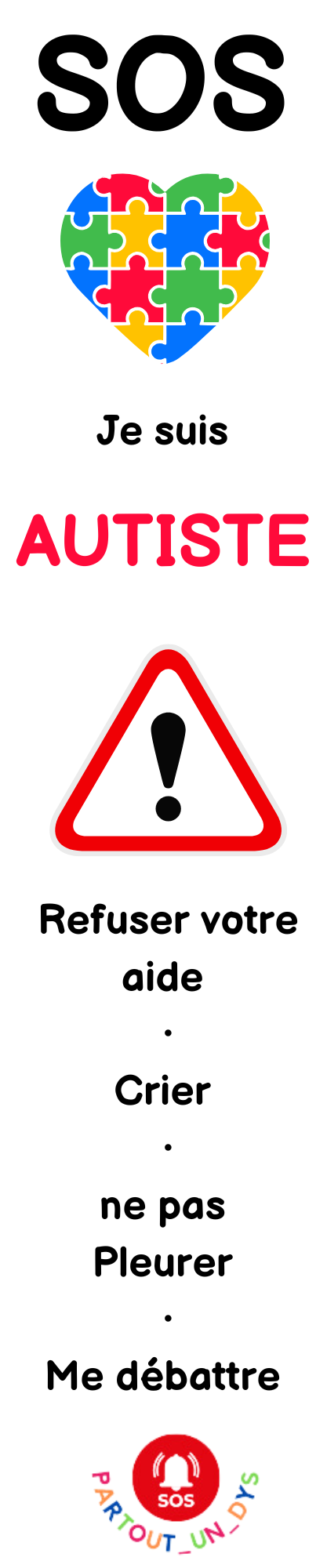 Protège-ceinture enfant TSA & Autisme – Accessoire sécurité & urgence médicale