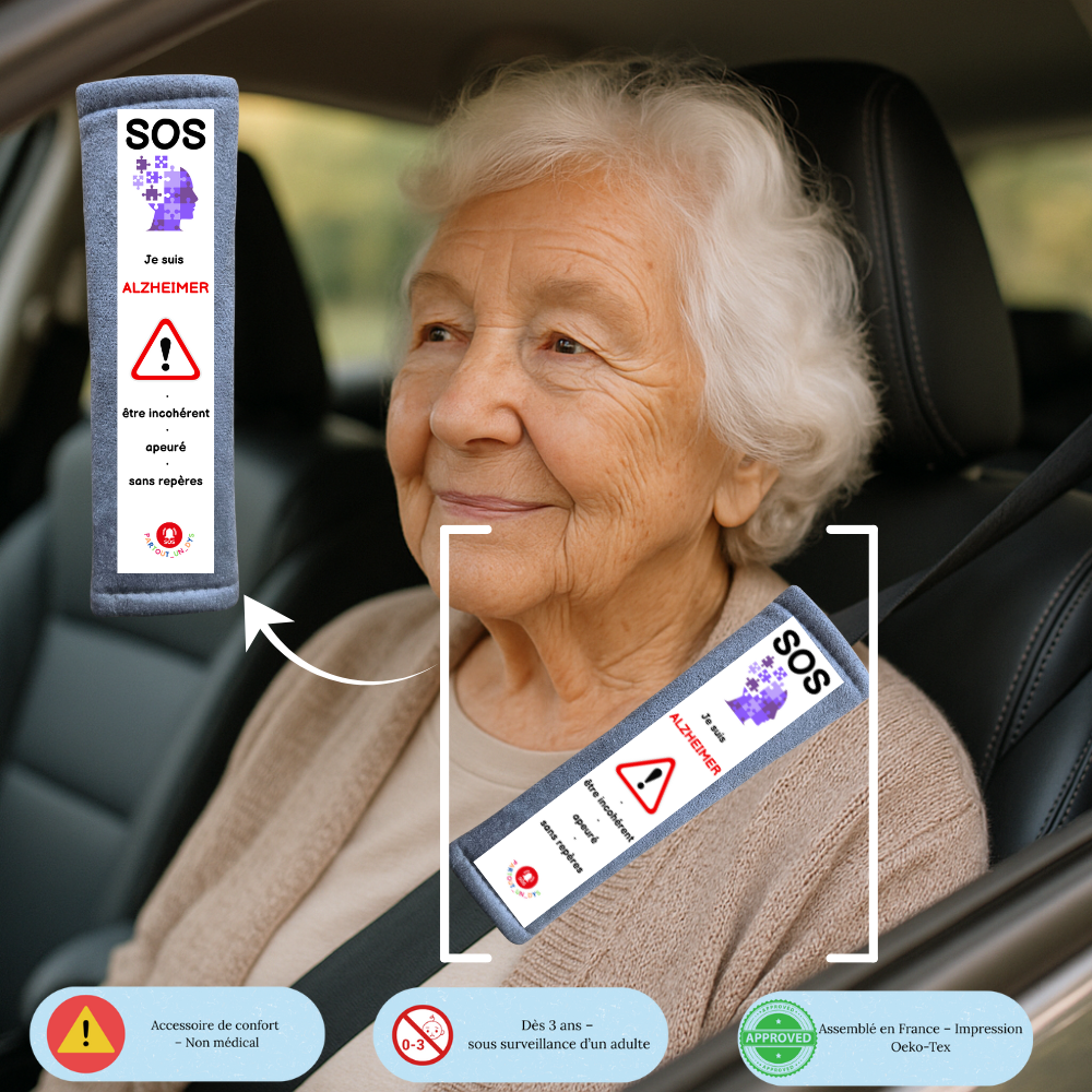 Protege-Ceinture Inclusif Alzheimer – Spécial Urgence & Accidents