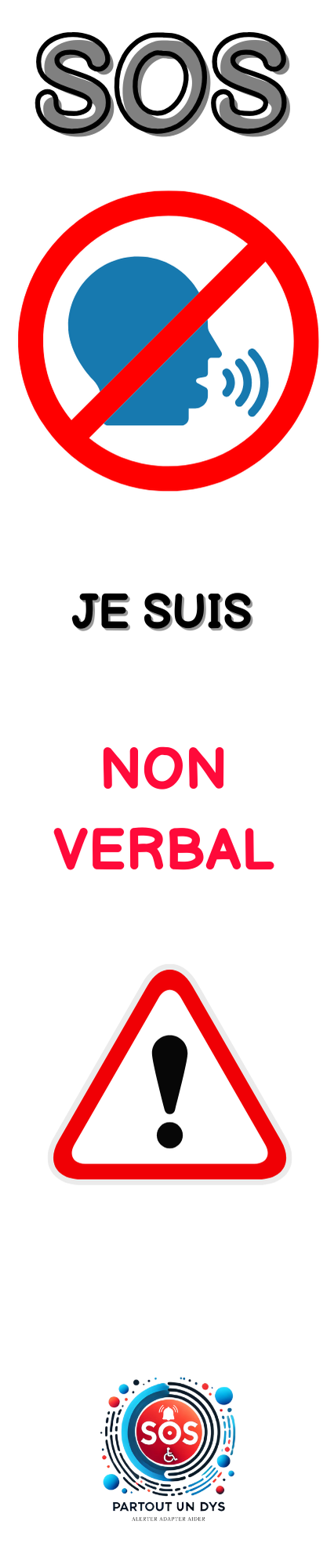 Protège ceinture – Modèle “Non Verbal”