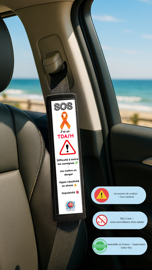 Protège ceinture – Modèle “TDAH / Hyperactivité”
