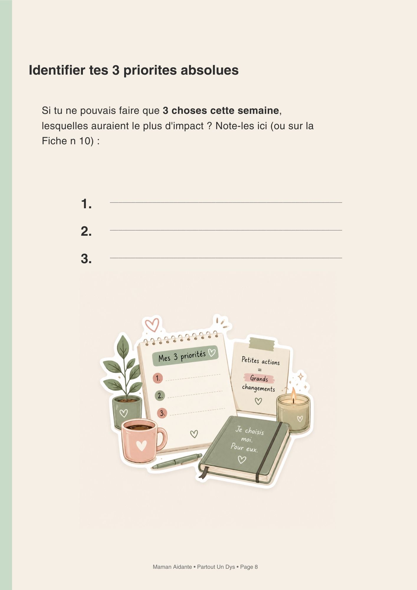 Ebook Maman Aidante | Guide organisation famille TSA handicap  + 10 fiches imprimables | Charge mentale | MDPH | PDF à télécharger
