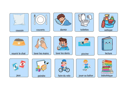 Routines & Étapes – Supports visuels TSA / Autisme pour structurer le quotidien et favoriser l’autonomie