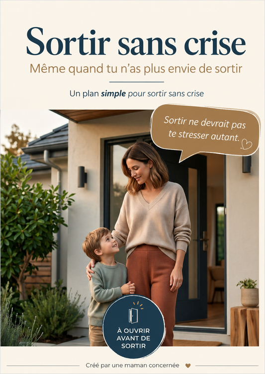 Sortir sans crise – checklist + séquentiel à imprimer