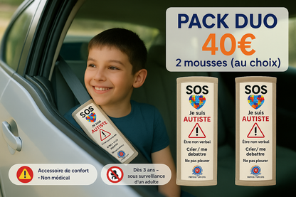 Pack Duo – 2 protège-ceinture inclusifs (au choix)