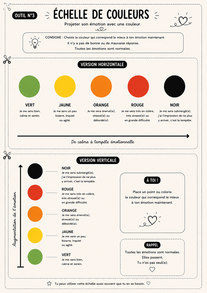 Nos Émotions – Outils visuels pour aider l’enfant à reconnaître et exprimer ses émotions