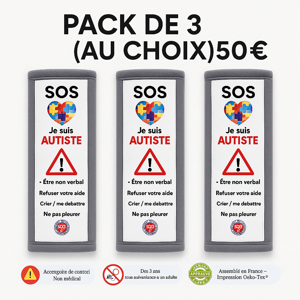 Pack Famille  – 3 protège-ceinture