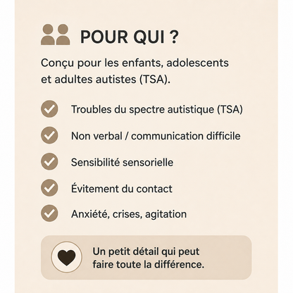 Protège-ceinture TSA & Autisme – Sécurité et identification immédiate