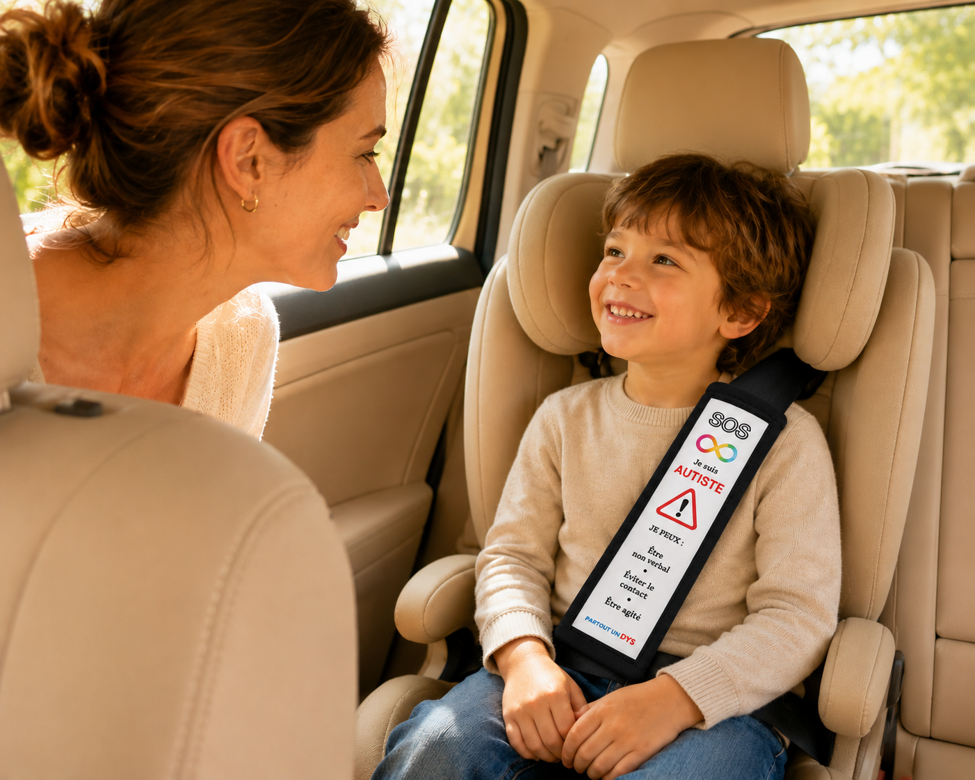 Protège-ceinture TSA & Autisme – Sécurité et identification immédiate