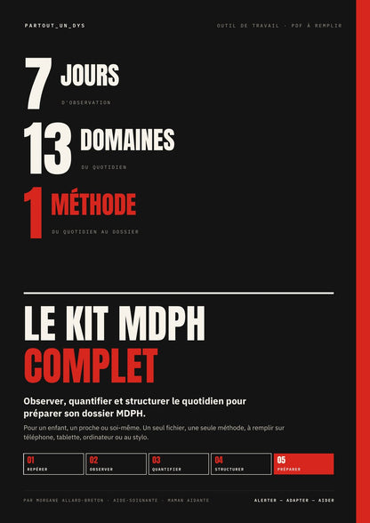 Couverture du Kit MDPH complet